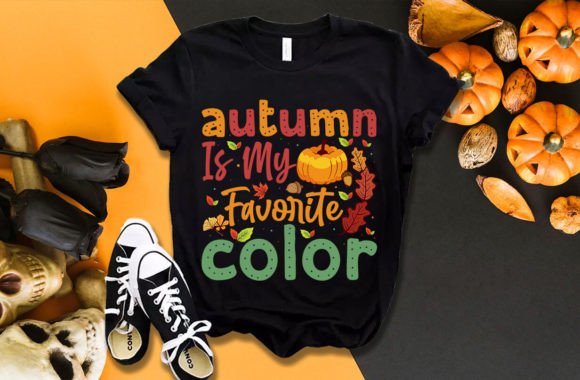 Autumn is My Favorite Color: A Fall T-Shirt Design That Captures the Season