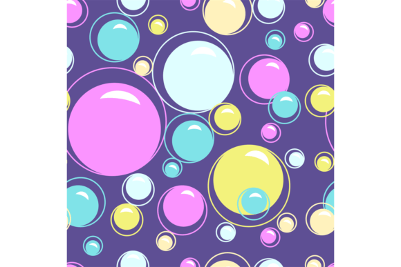 Brighten Your Brand: The Playful Appeal of Soap Bubbles Seamless Pattern