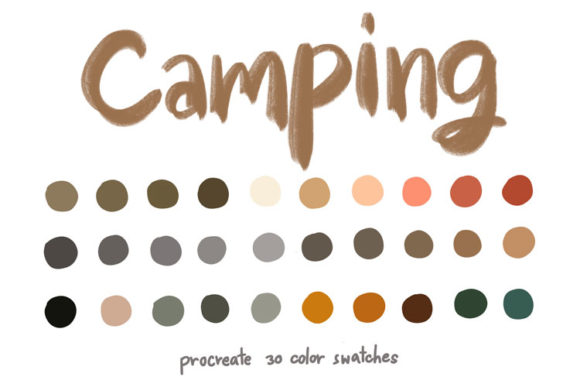 Bring the Outdoors to Your Digital Canvas with Camping Palettes