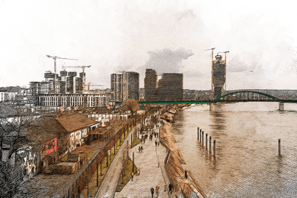 Capturing Belgrade's Spirit in a Single Color Sketch
