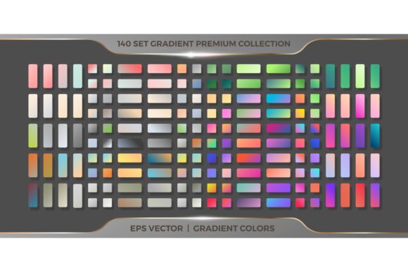 Gradient Swatches Color Pastel Set: Soft Palettes for Modern Design