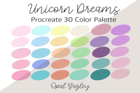 Mastering Pastel Dreams with the Unicorn Dreams Procreate Color Palette