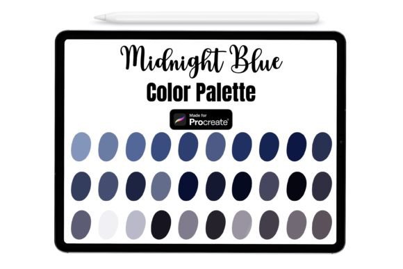 Midnight Blue Procreate Color Palette: Elevating Your Digital Art