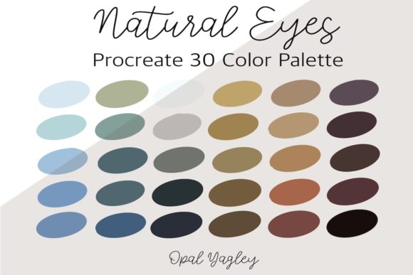 Natural Eyes Procreate Palette: Perfecting Realistic Portraits