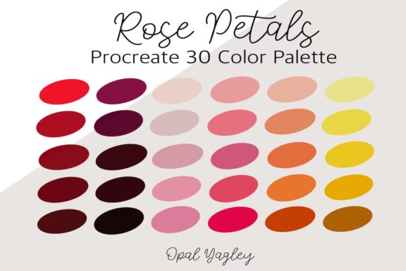 Rose Petals Procreate Color Palette: Elevate Your Digital Art