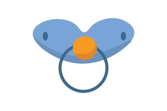 Unique Baby Pacifier Blue Orange Color: A Modern Asset for Brands